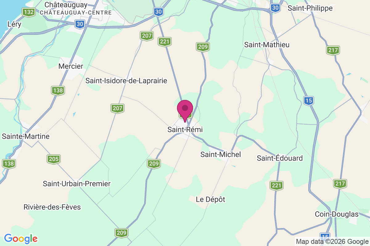 Saint Remi map