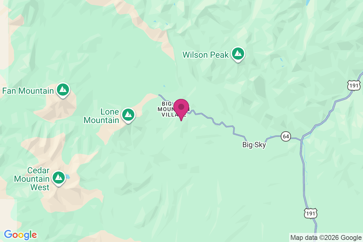 Big Sky Mountain Village map