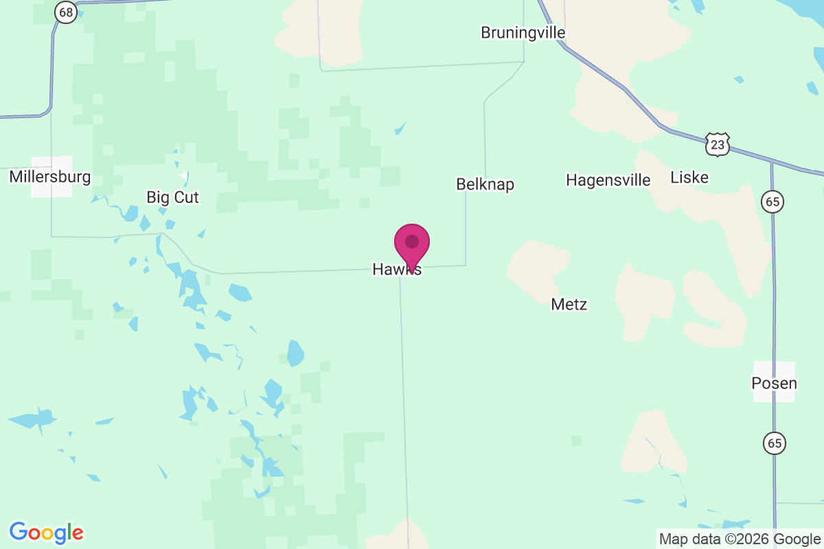 Hawks map