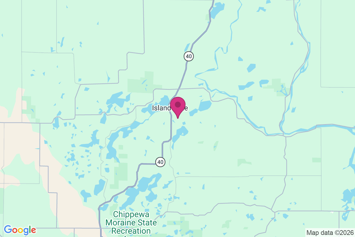 Island Lake map