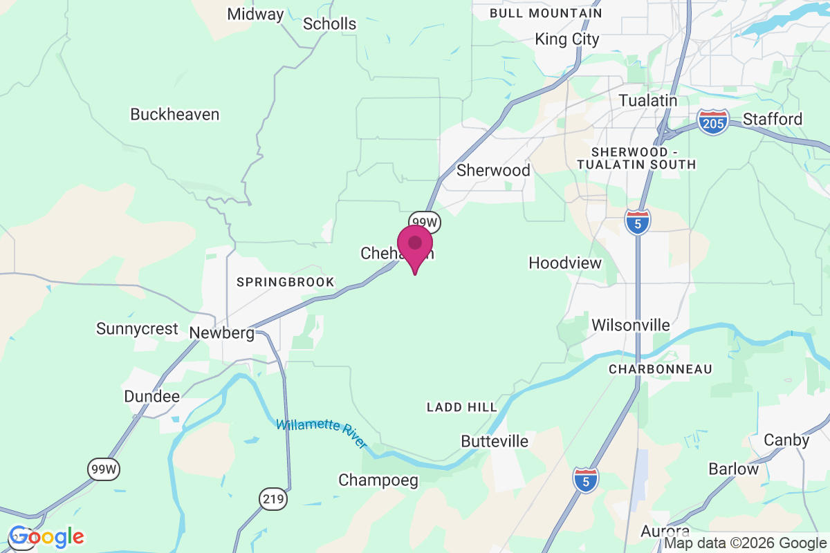 Chehalem map