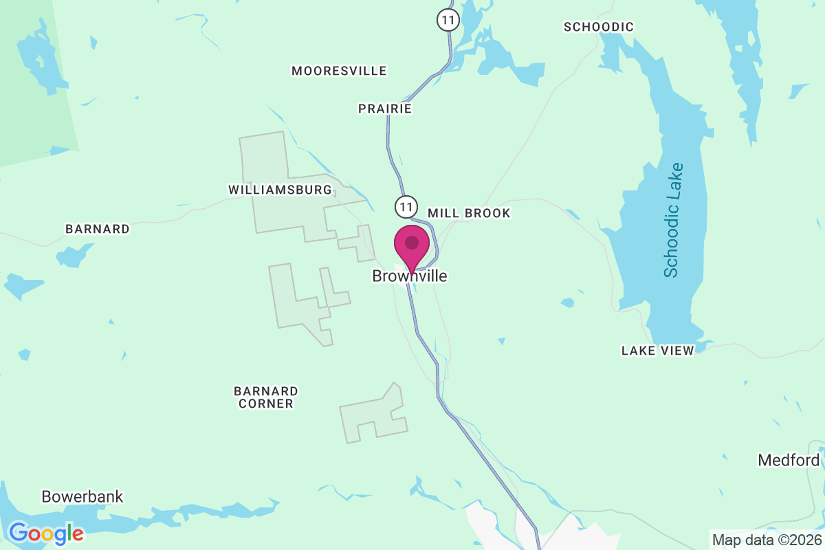 Brownville Junction map