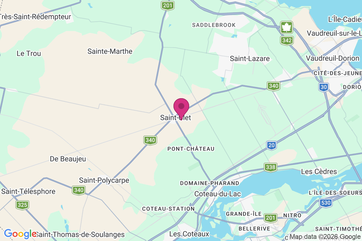Saint-Clet map