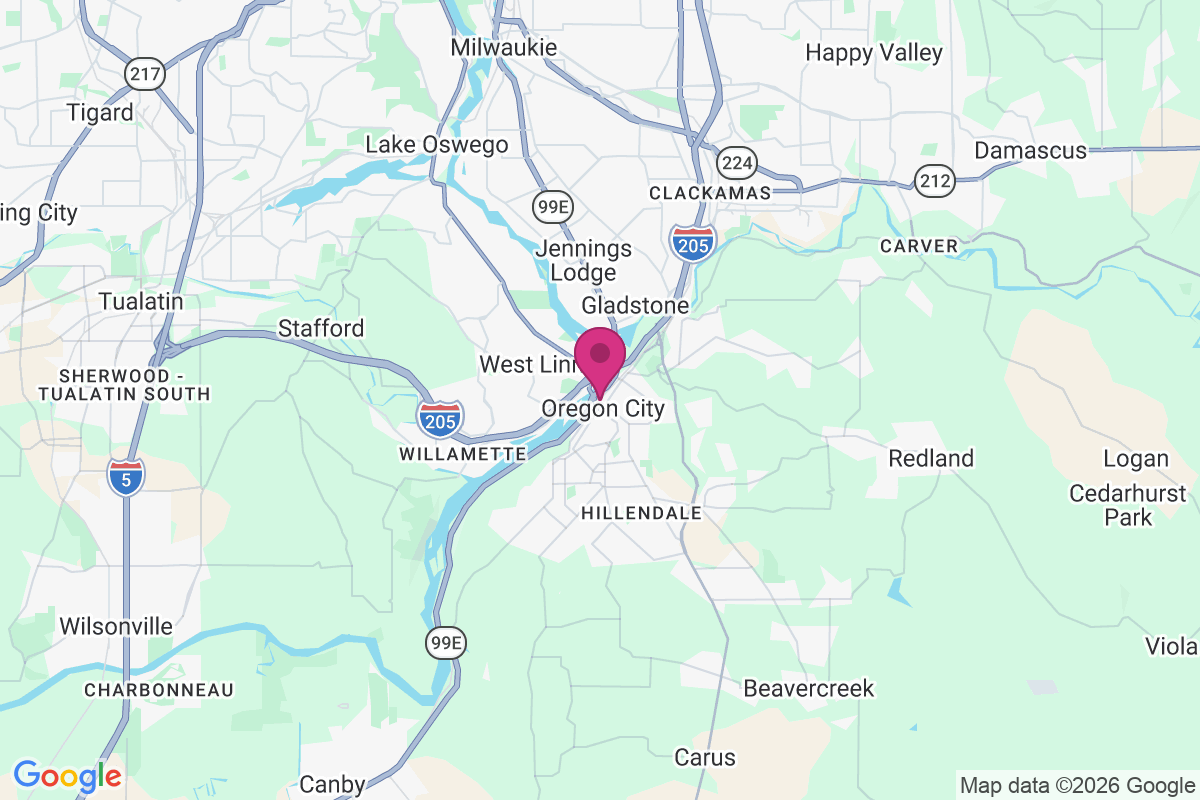 Oregon City map