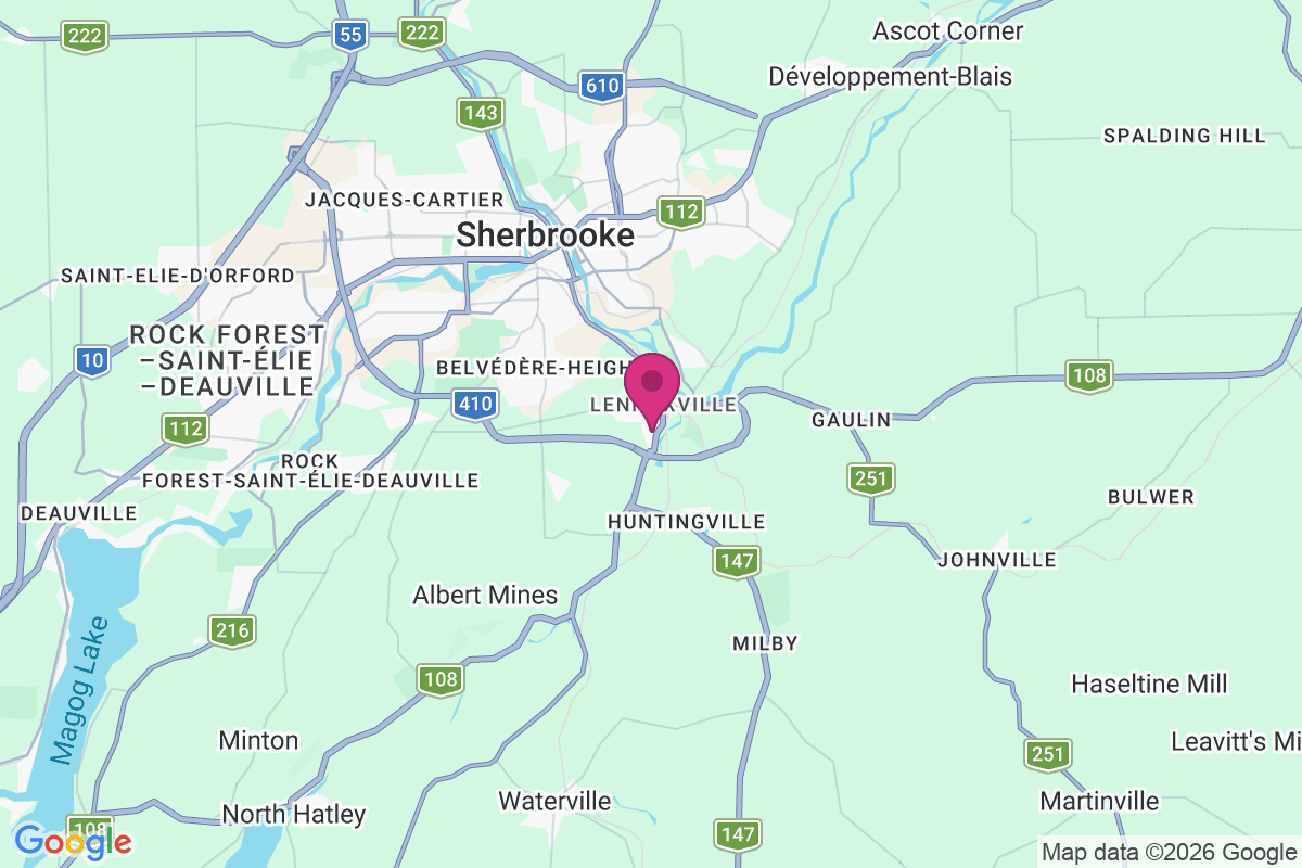 Lennoxville map