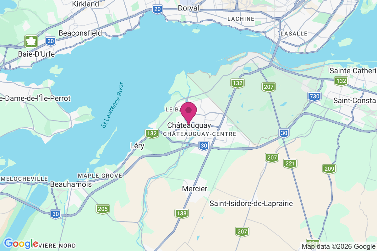 Chateauguay-Centre map