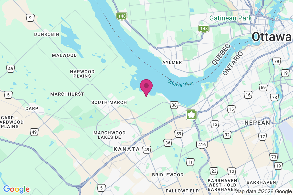 Shirleys Bay map
