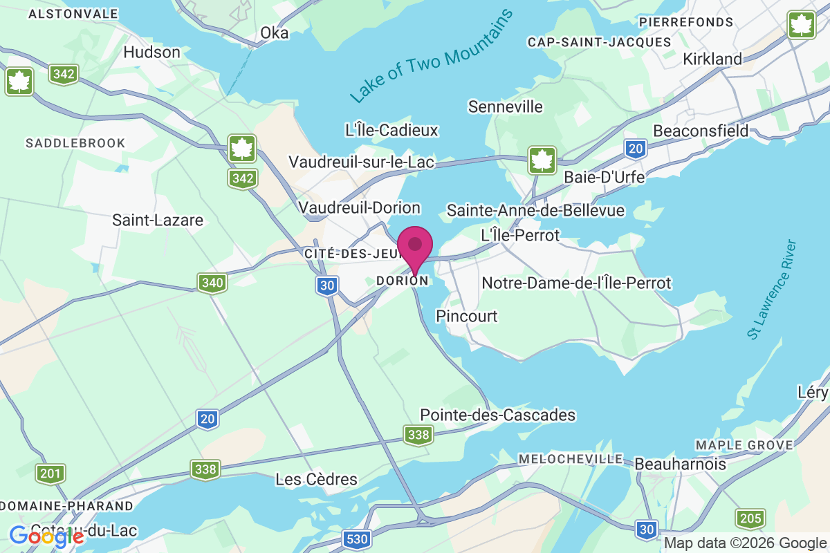 Dorion map
