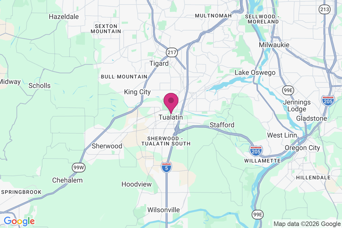 Tualatin map