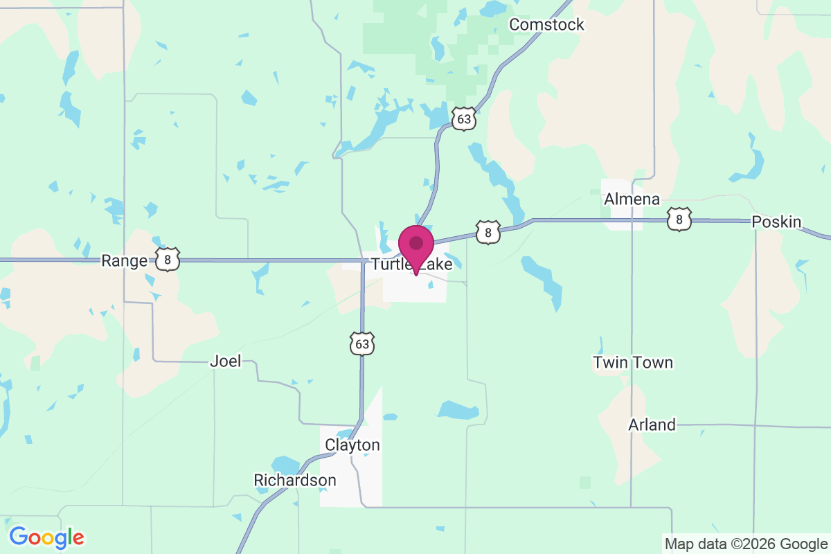 Turtle Lake map