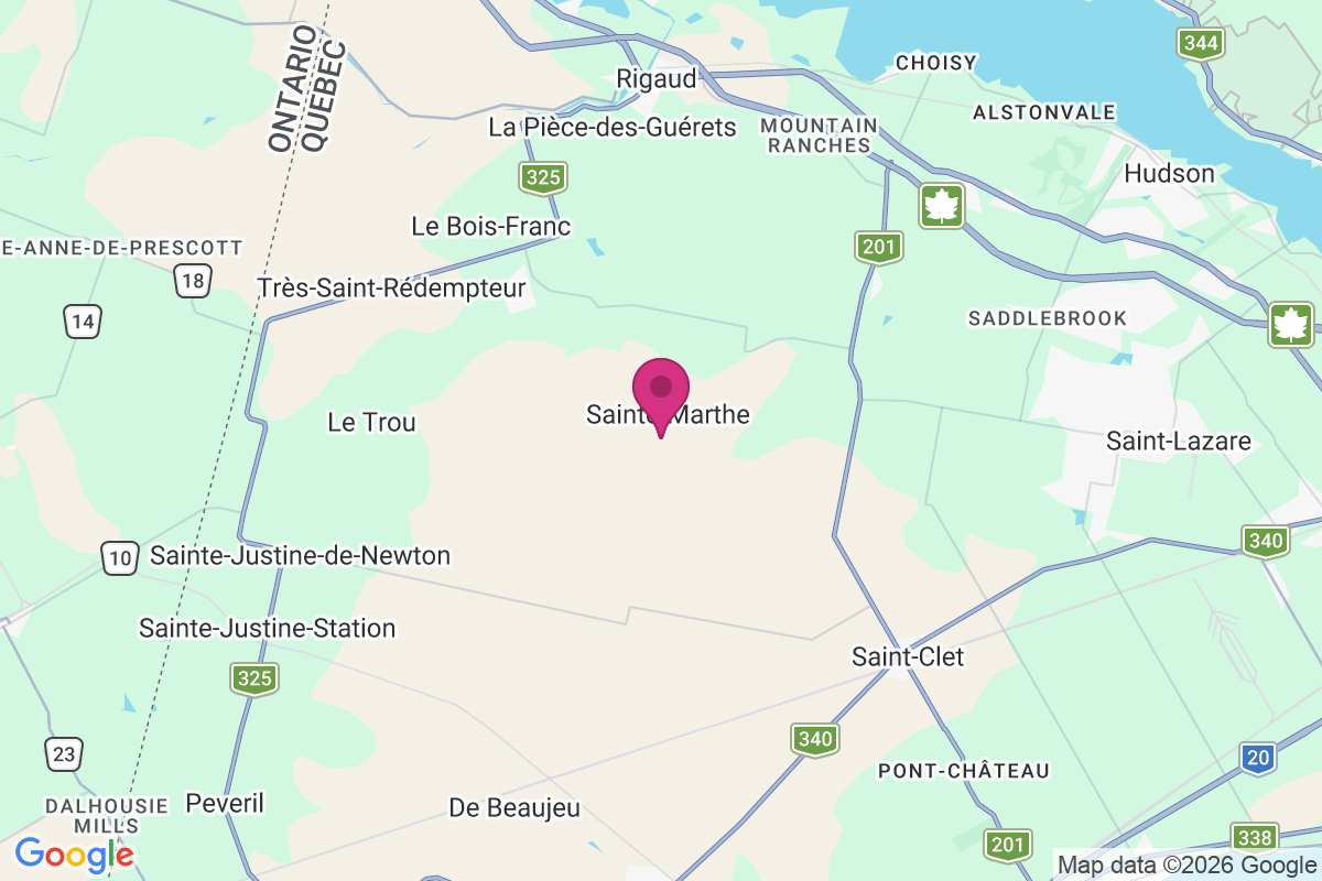 Sainte-Marthe map
