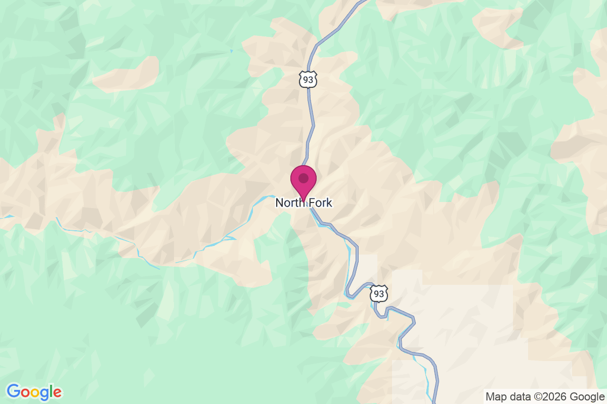 North Fork map