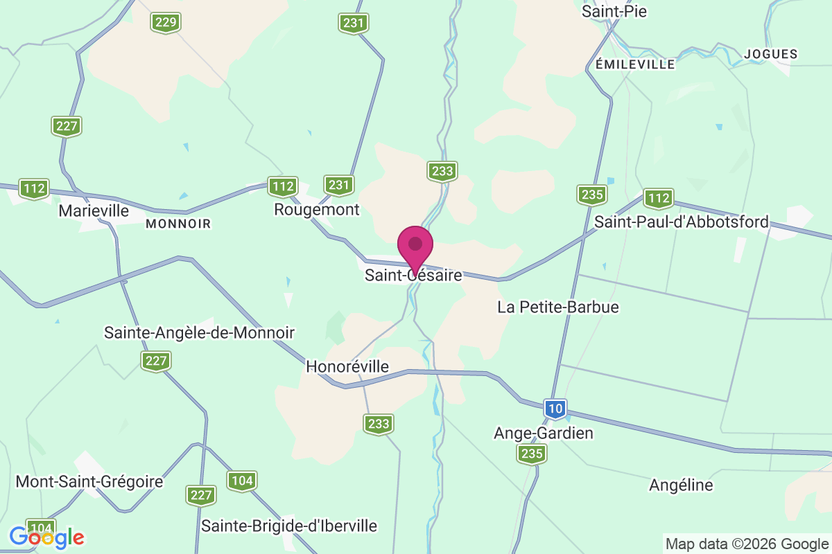 Saint-Cesaire map