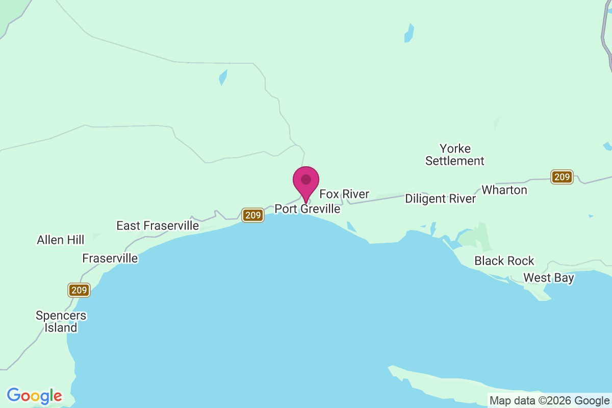 Port Greville map