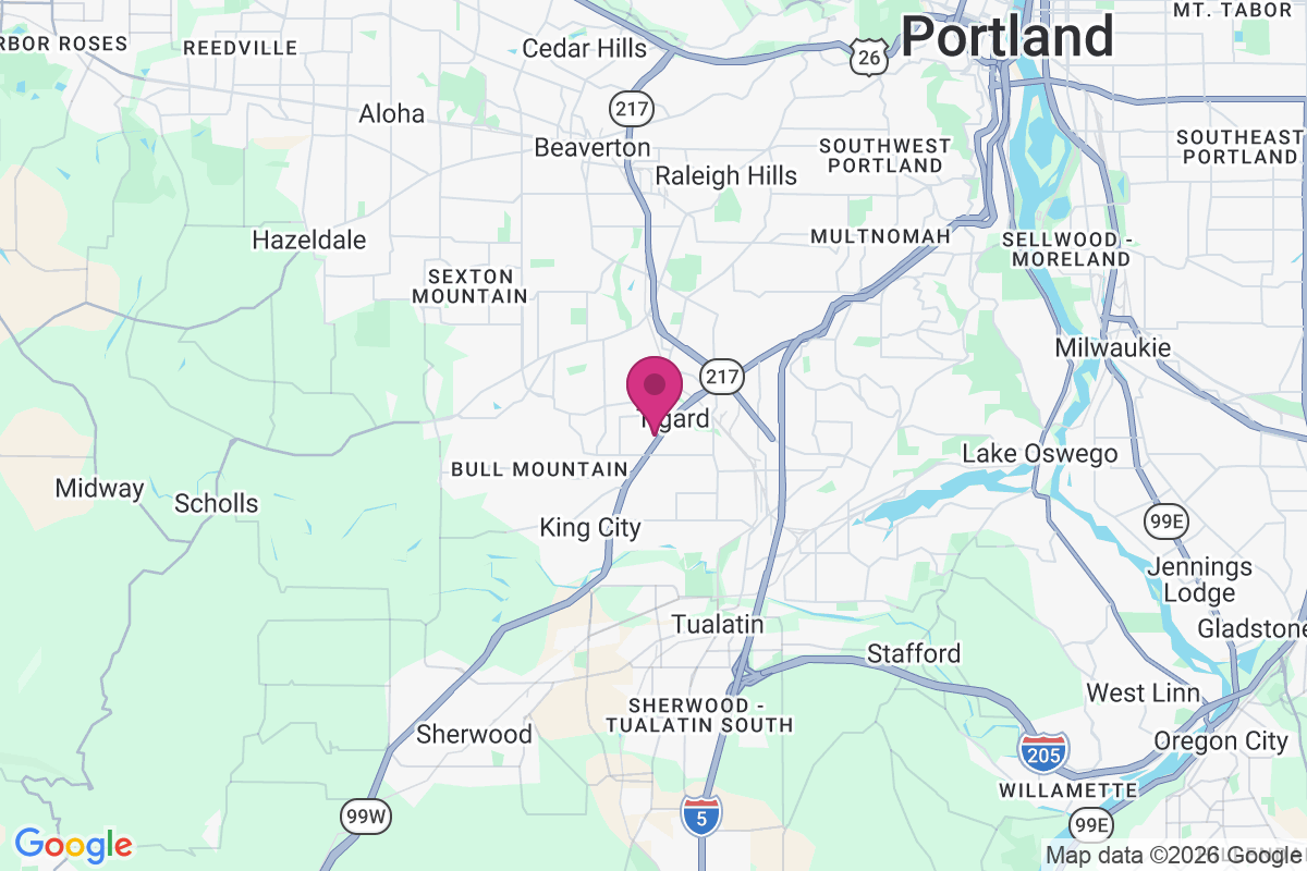 Tigard map
