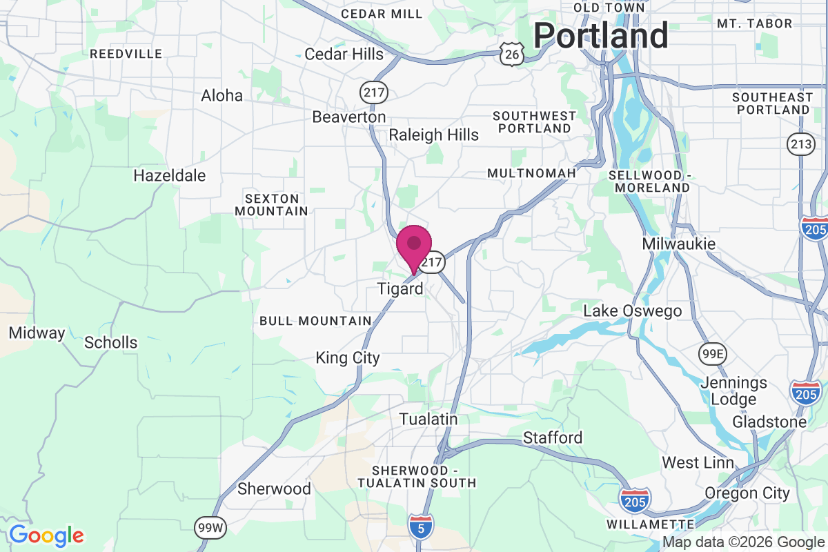 Tigard map