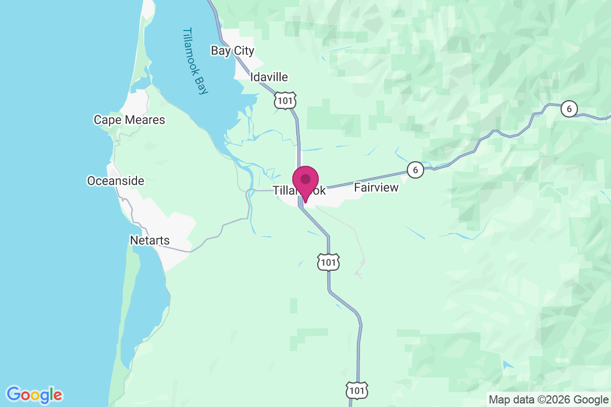 Tillamook map