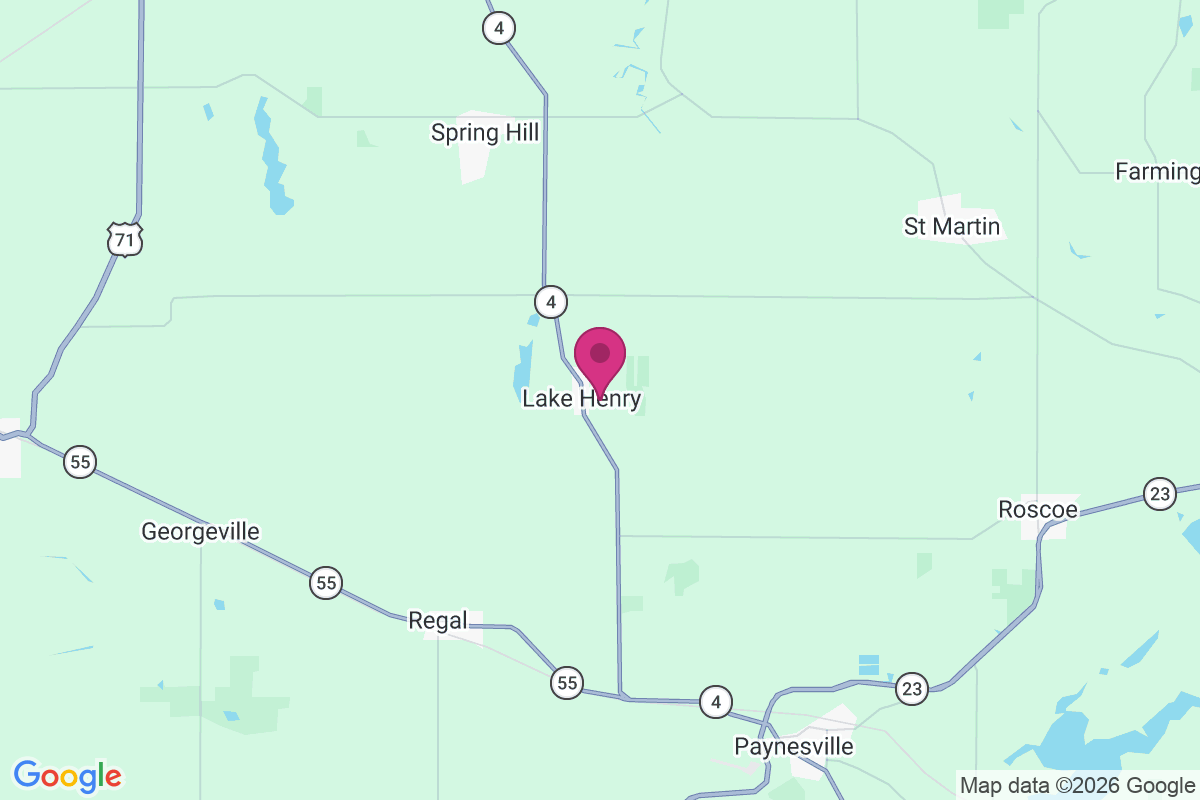 Lake Henry map