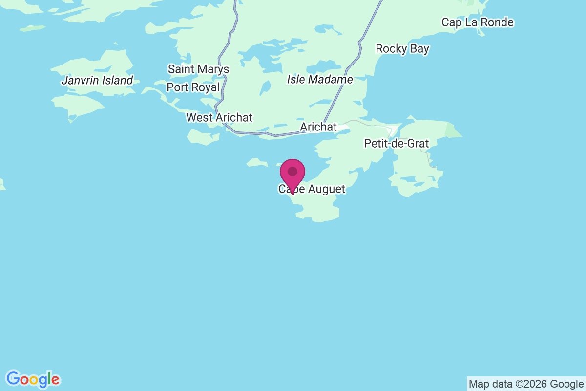 Cape Auget map