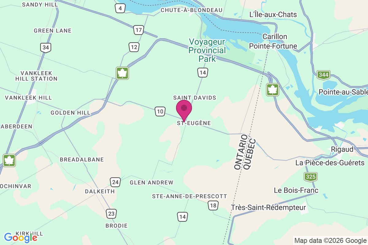 St Eugene map