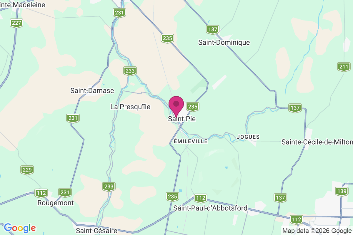 Saint-Pie map
