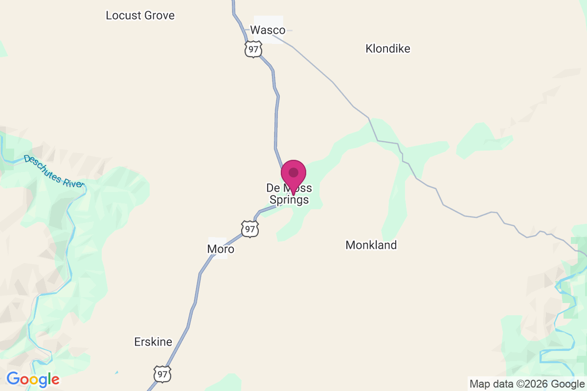 De Moss Springs map
