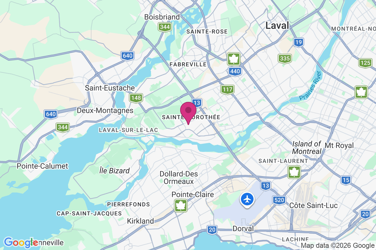 Sainte-Dorothee map