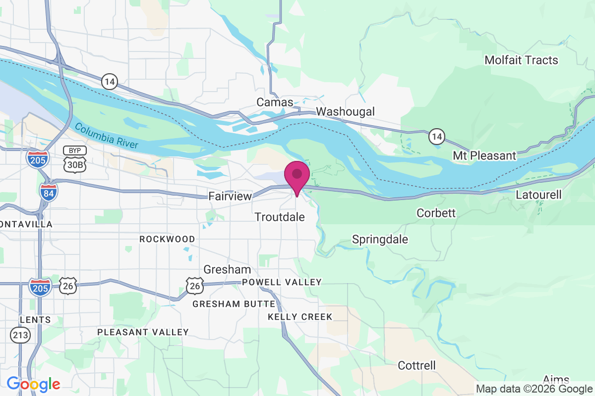 Troutdale map