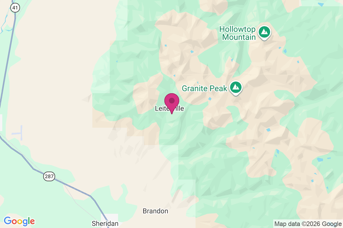 Leiterville map