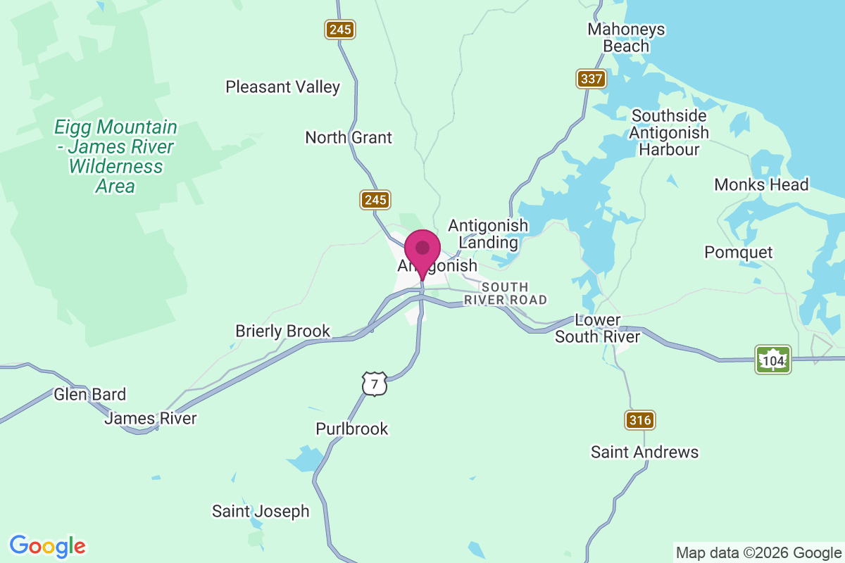 Antigonish map