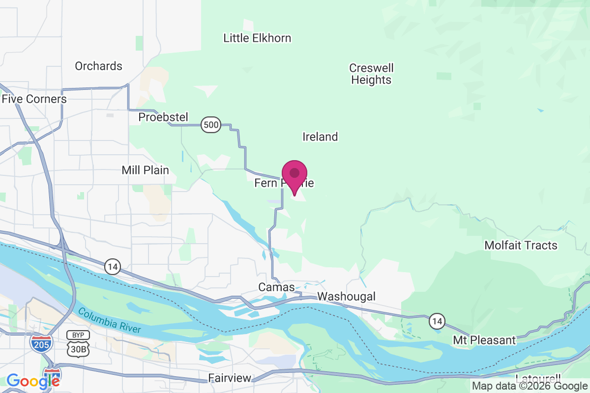 Fern Prairie map
