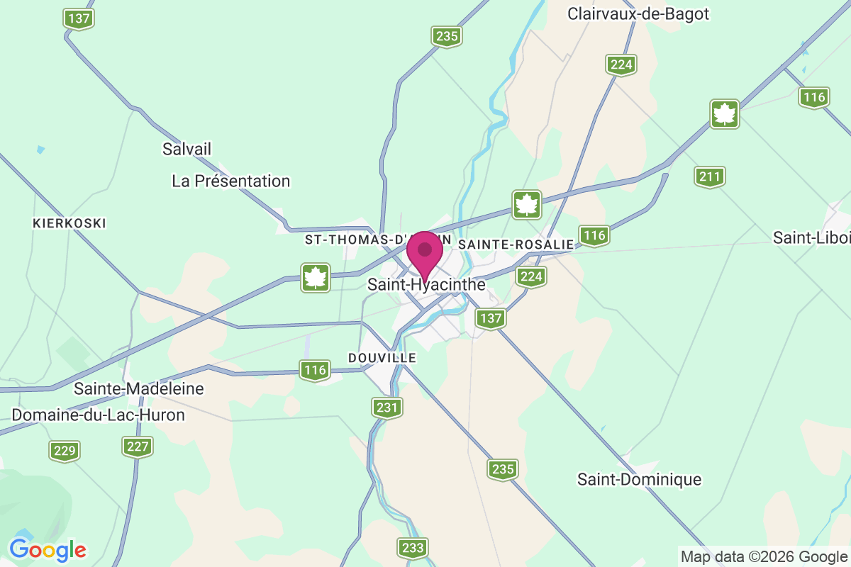 Saint-Hyacinthe map