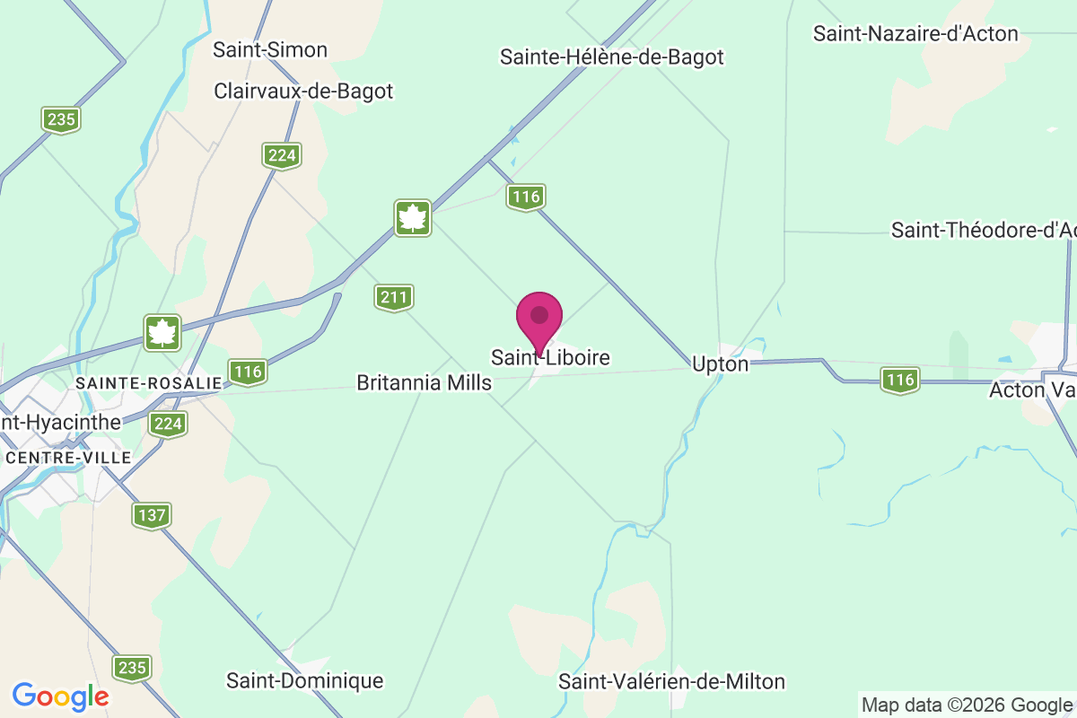 Saint-Liboire map