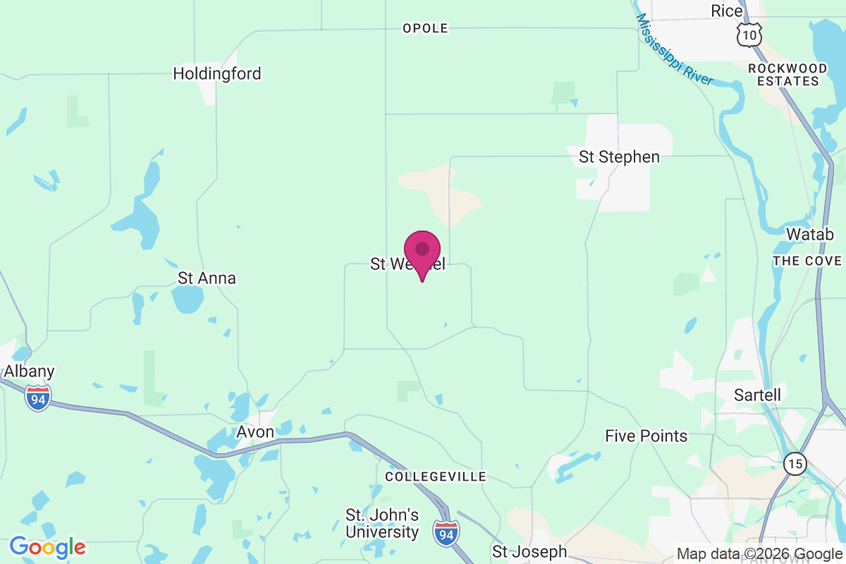Saint Wendel map