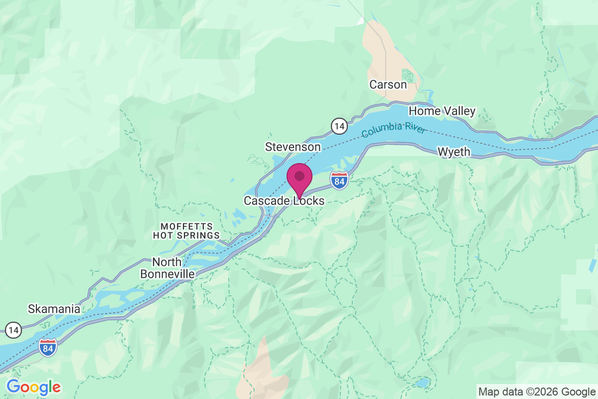 Cascade Locks map