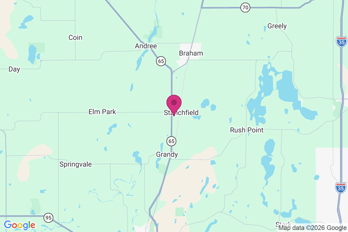 Stanchfield Corner map