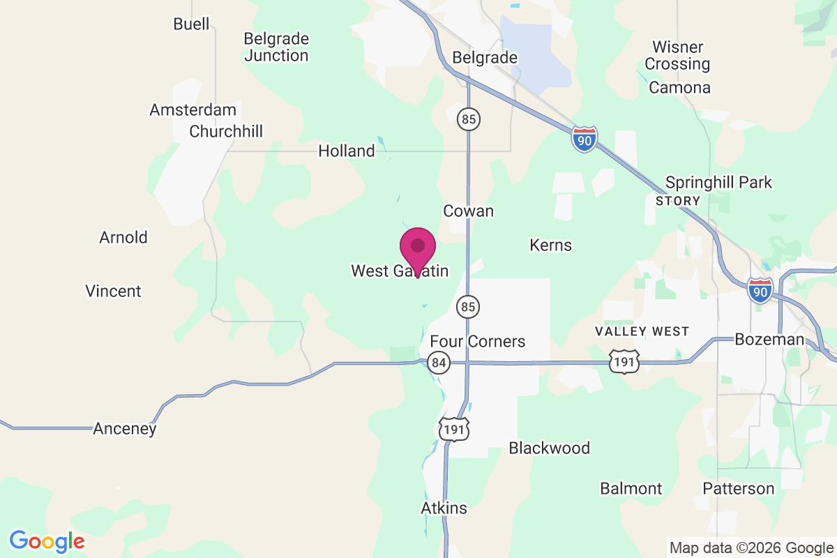 West Gallatin map