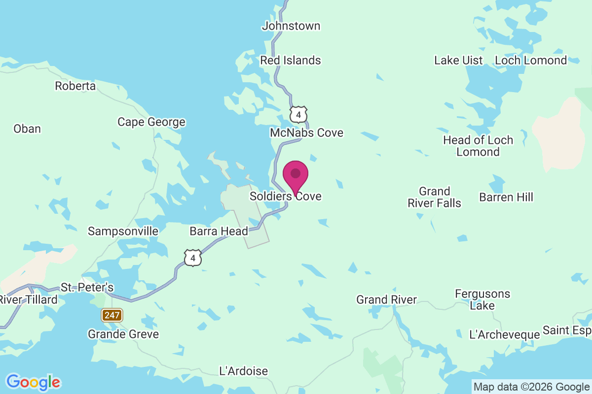 Soldiers Cove map