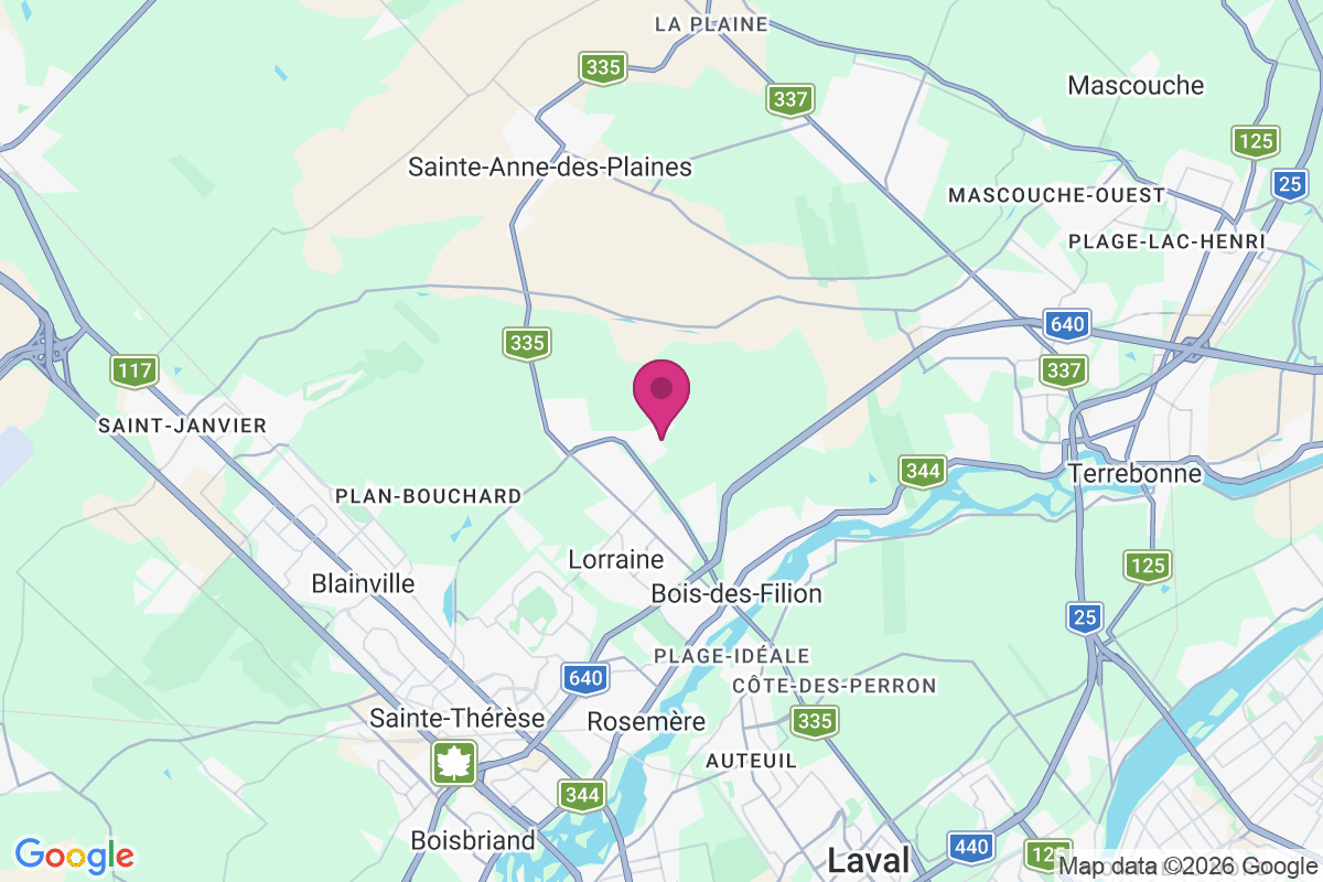 Saint-Louis-de-Terrebonne map