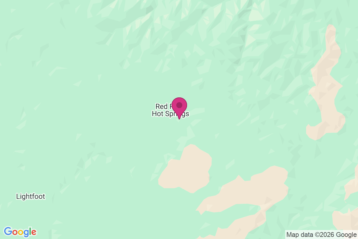 Red River Hot Springs map