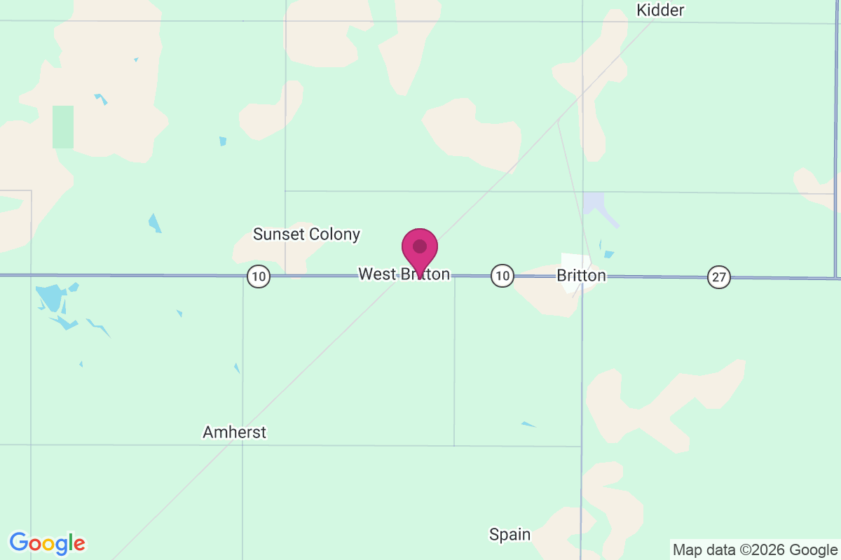 West Britton map