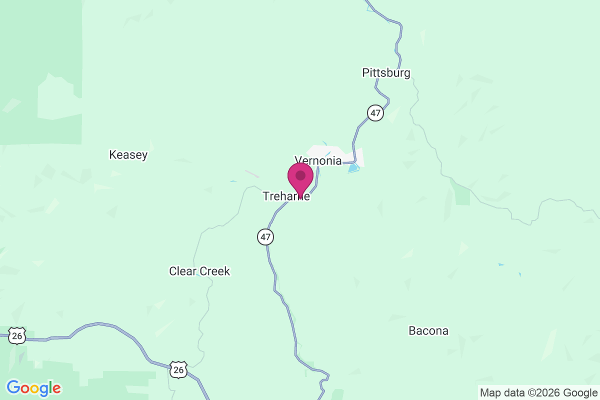 Treharne map