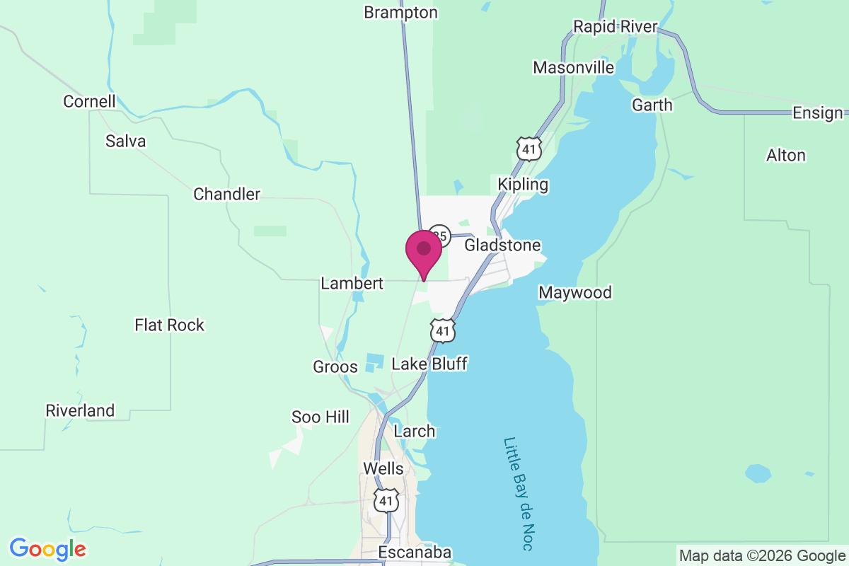 West Gladstone map