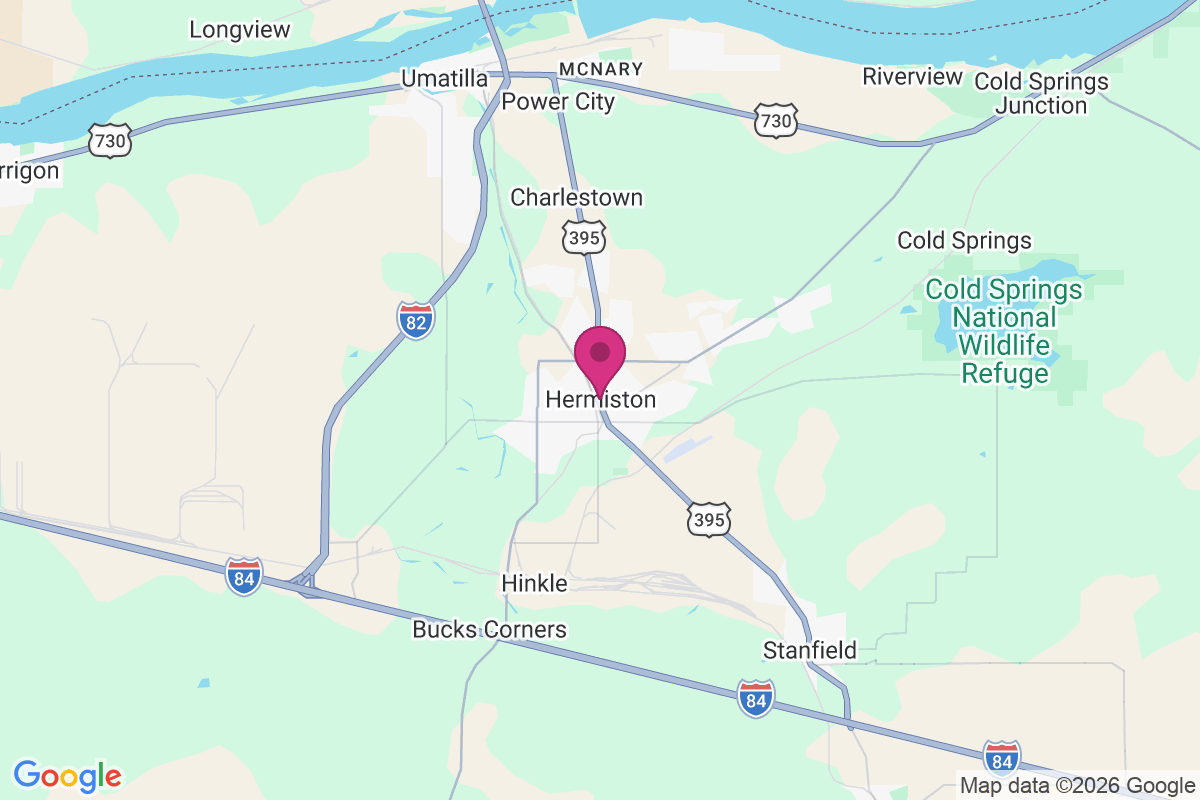 Hermiston map
