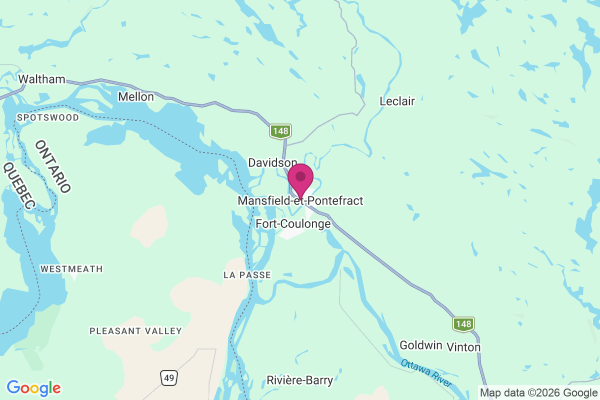 Mansfield-et-Pontefract map