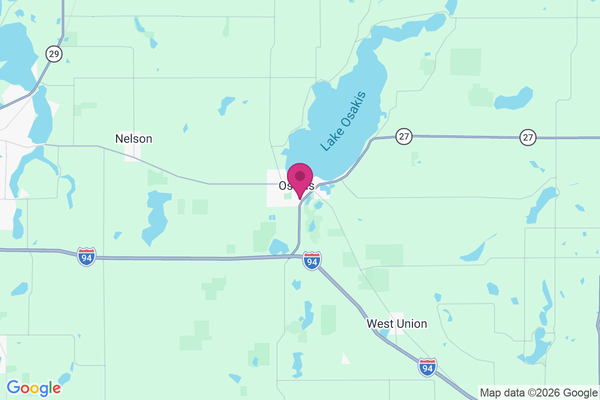 Osakis map