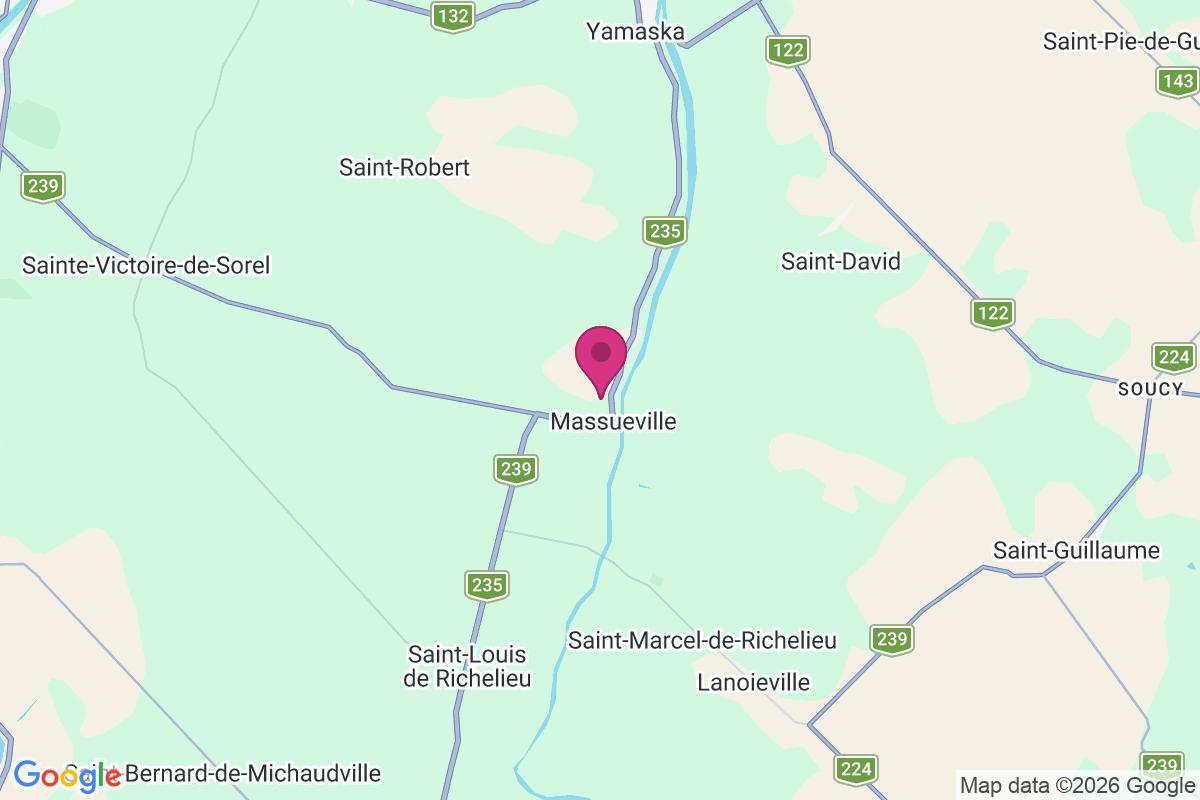 Massueville map