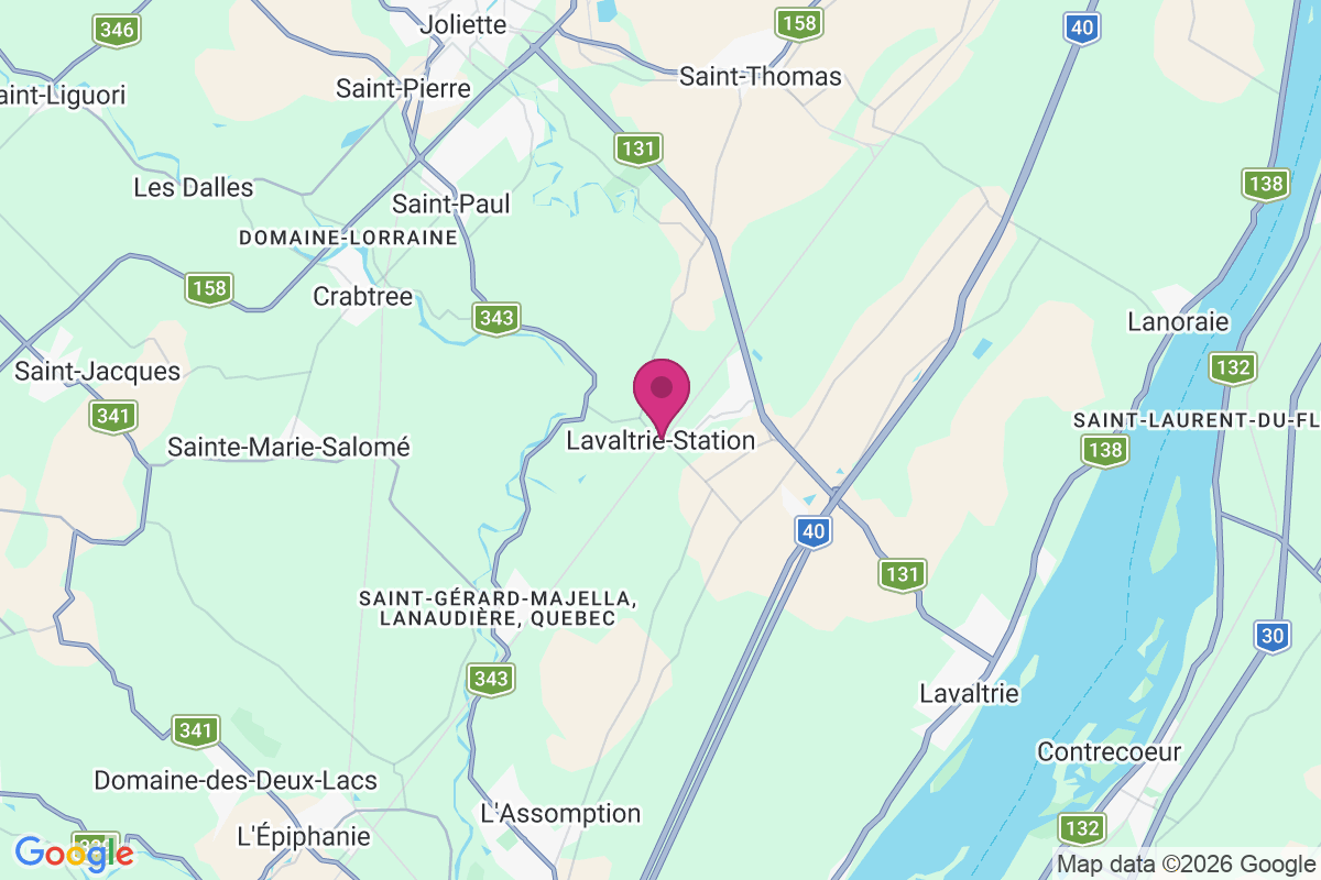 Lavaltrie-Station map