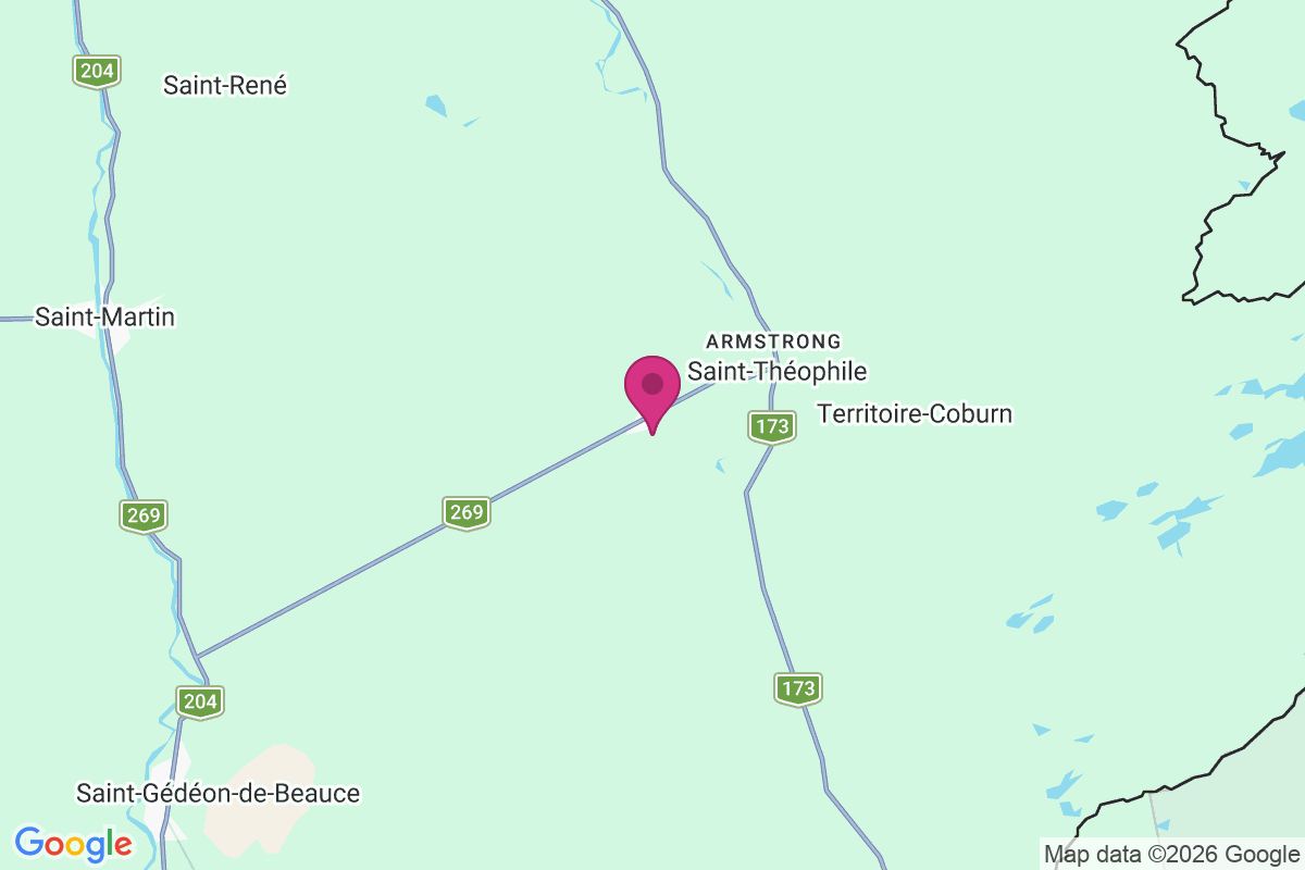 Saint-theophile map