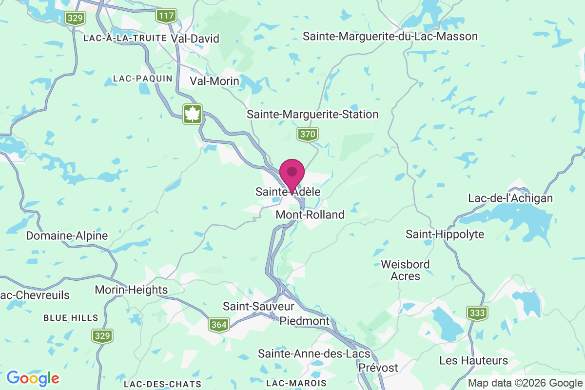 Sainte-Adele map